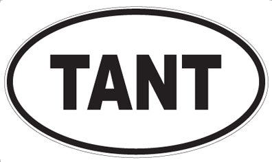TANT - Oval Sticker