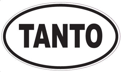 TANTO - Oval Magnet