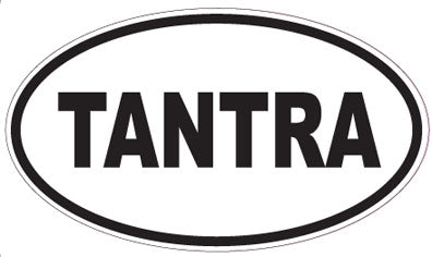 TANTRA - Oval Sticker