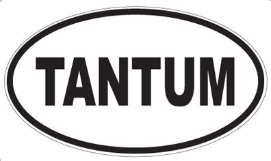 TANTUM - Oval Sticker