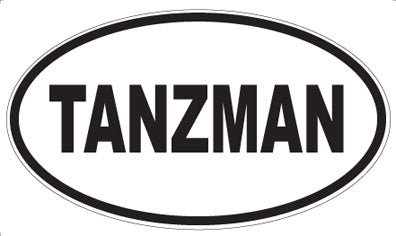 TANZMAN - Oval Sticker