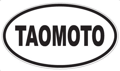 TAOMOTO - Oval Sticker