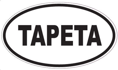 TAPETA - Oval Sticker