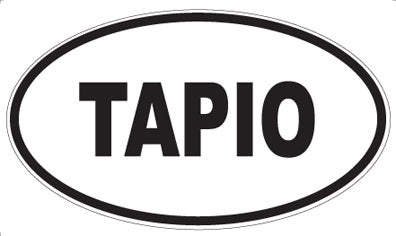 TAPIO - Oval Sticker