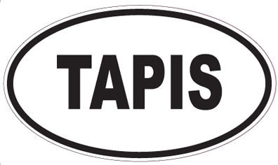 TAPIS - Oval Magnet