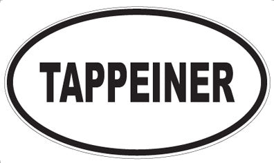 TAPPEINER - Oval Sticker