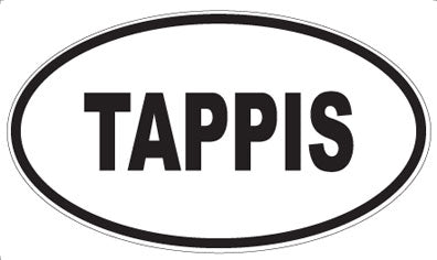 TAPPIS - Oval Sticker