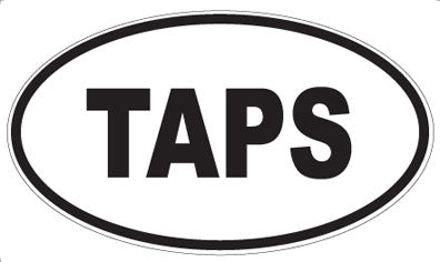 TAPS - Oval Sticker