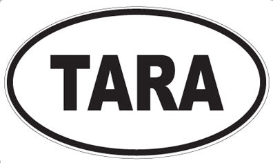 TARA - Oval Sticker