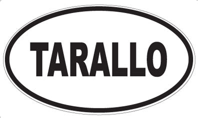 TARALLO - Oval Sticker
