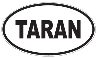 TARAN - Oval Sticker