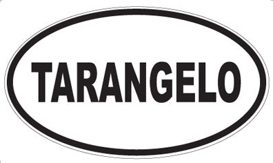 TARANGELO - Oval Sticker