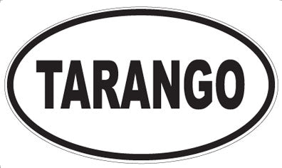 TARANGO - Oval Sticker