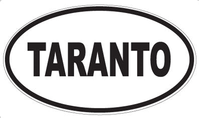 TARANTO - Oval Sticker