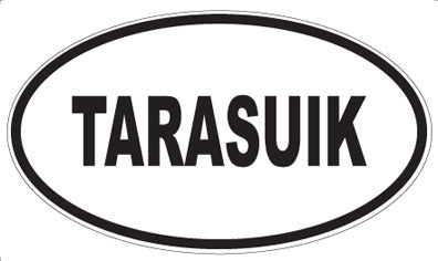 TARASUIK - Oval Sticker
