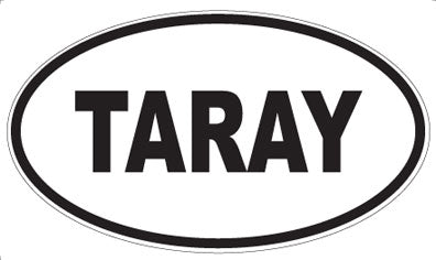 TARAY - Oval Sticker