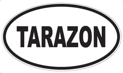TARAZON - Oval Sticker