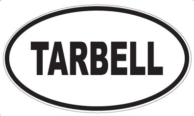 TARBELL - Oval Sticker