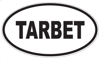TARBET - Oval Sticker