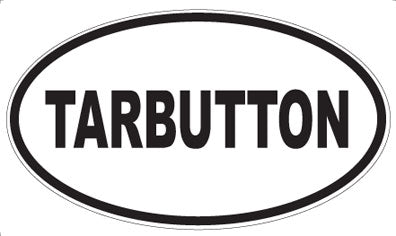 TARBUTTON - Oval Sticker