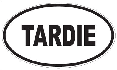 TARDIE - Oval Sticker
