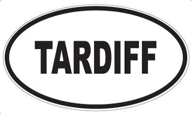 TARDIFF - Oval Sticker
