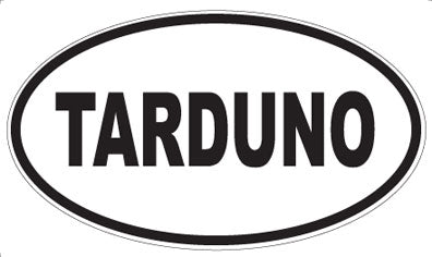 TARDUNO - Oval Sticker