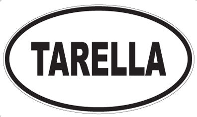 TARELLA - Oval Sticker