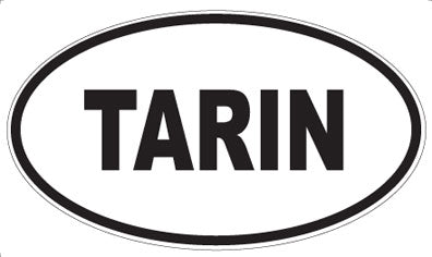 TARIN - Oval Sticker