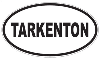 TARKENTON - Oval Sticker