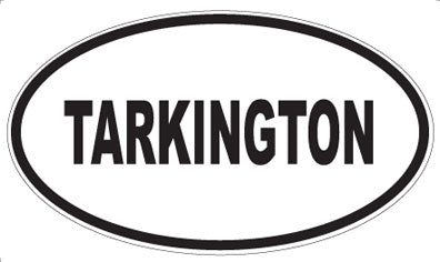 TARKINGTON - Oval Sticker