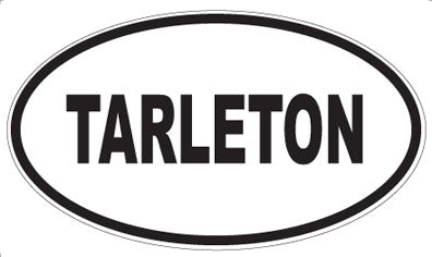 TARLETON - Oval Sticker