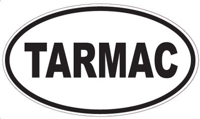 TARMAC - Oval Sticker
