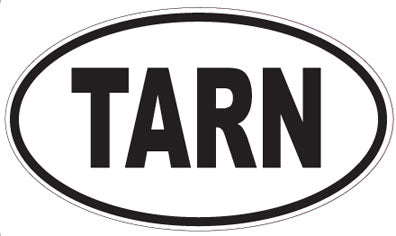 TARN - Oval Sticker