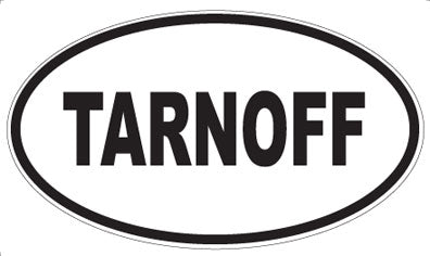 TARNOFF - Oval Sticker
