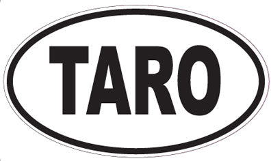 TARO - Oval Sticker