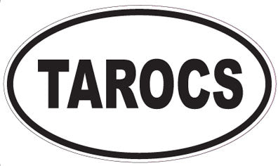 TAROCS - Oval Sticker
