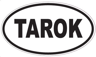 TAROK - Oval Sticker