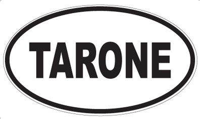 TARONE - Oval Sticker