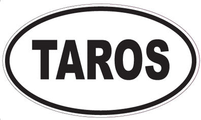 TAROS - Oval Sticker
