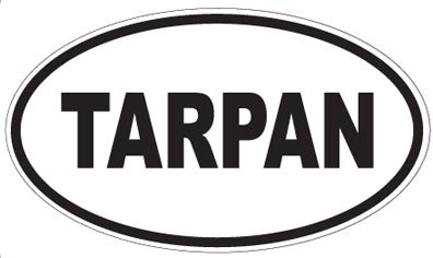TARPAN - Oval Sticker