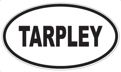 TARPLEY - Oval Sticker