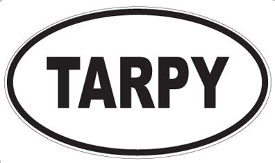 TARPY - Oval Sticker
