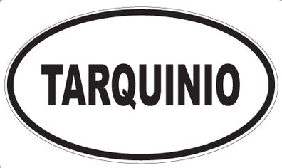 TARQUINIO - Oval Sticker