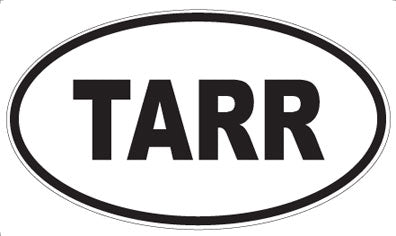 TARR - Oval Sticker