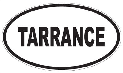 TARRANCE - Oval Sticker