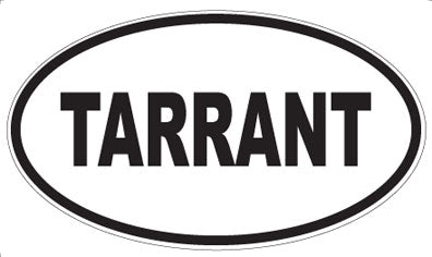 TARRANT - Oval Sticker