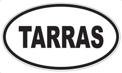 TARRAS - Oval Sticker
