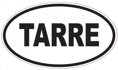 TARRE - Oval Sticker