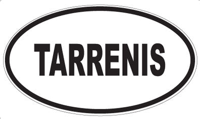 TARRENIS - Oval Sticker